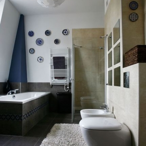 Fotografia architektury i wnętrz, elegancka łazienka