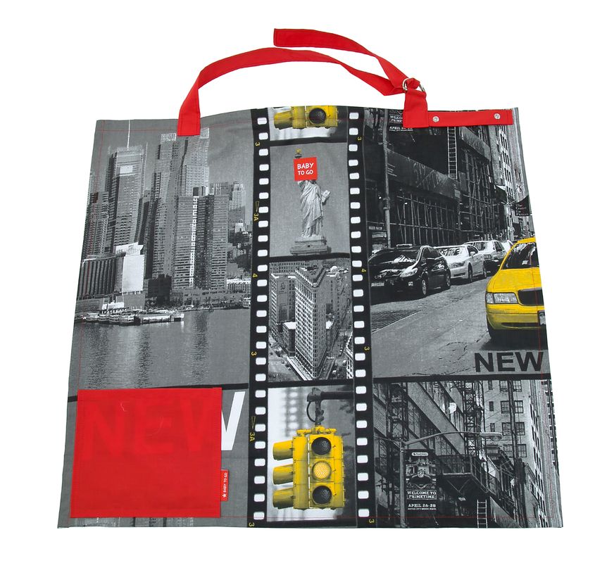 packshot - fotografia produktu, torba z wizerunkiem miasta