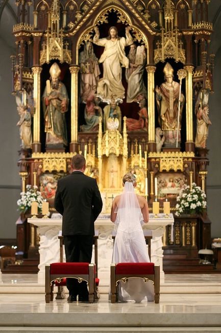 Fotografia ślubna w kościele