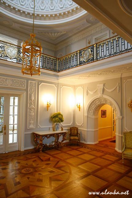Fotografia architektury i wnętrz, wnętrze pałacu