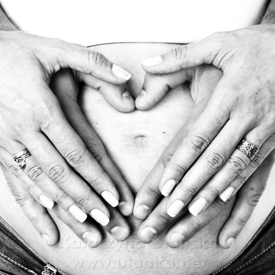 Zdjęcie ciążowe z brzuszkiem