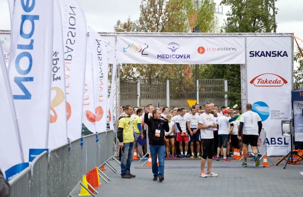 Start biegu Łódź Business Run