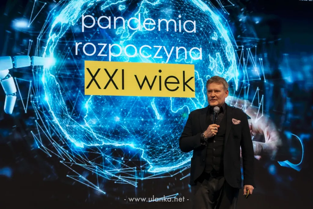 Fotografia eventowa – wystąpienie na tle wizualizacji