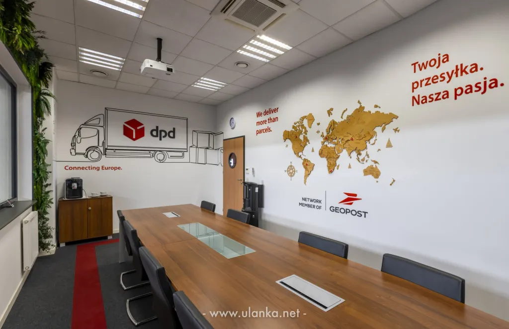 Fotografia korporacyjna – sala konferencyjna w siedzibie firmy