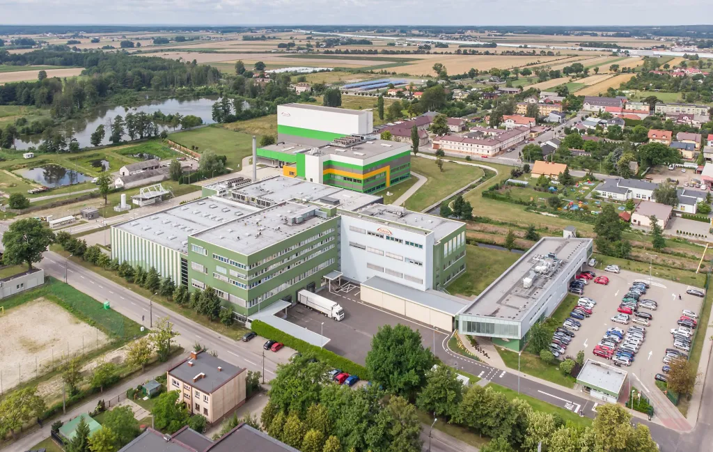Zdjęcie z drona – zakład przemysłowy